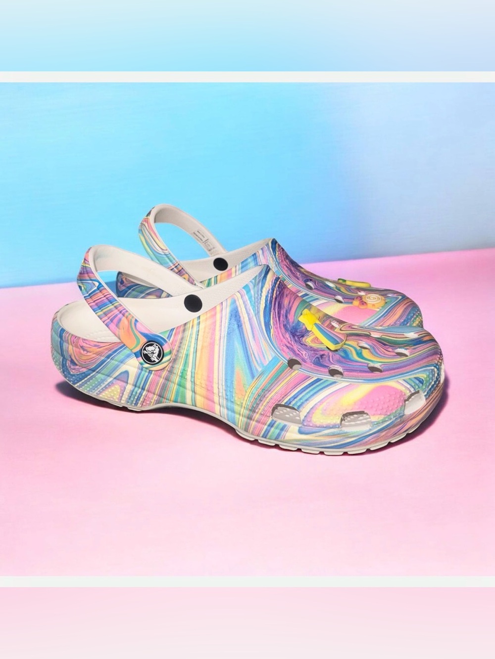 Crocs OUT OF THIS WORLD Multi clogs women’s sandals shoes size 11 men size 9 - Picture 11 of 14